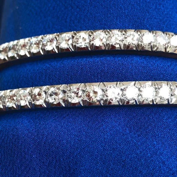 Vintage Diamond, platinum and Gold Bracelets - Picture 2 of 13